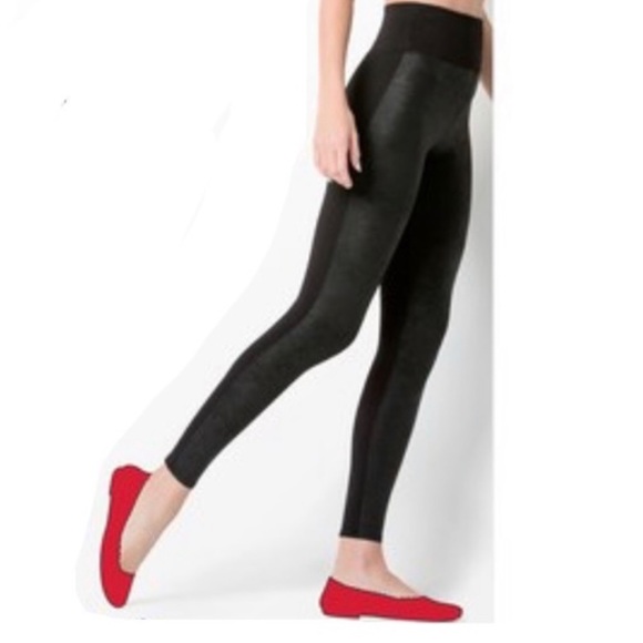 Spanx Faux Leather Front Leggings 